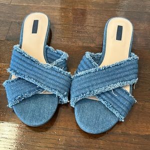 Forever 21 Denim Sandals